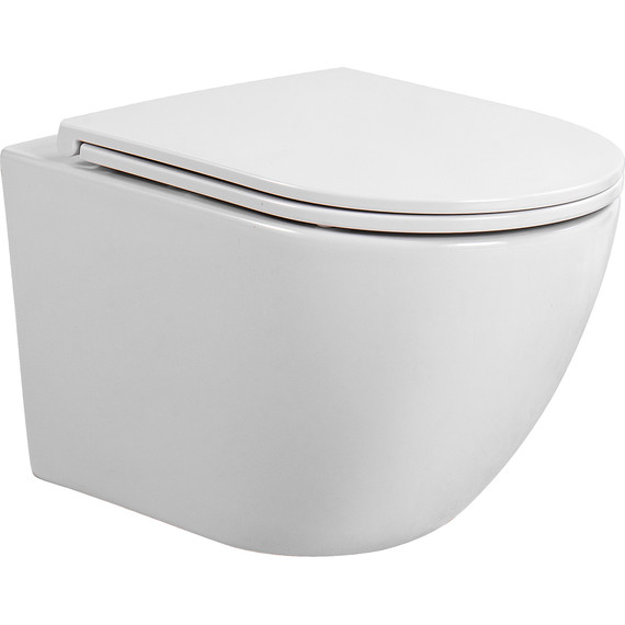 Унитаз подвесной безободковый Aquatek Европа AQ1900T-00 с тонкой крышкой микролифт (Система смыва торнадо) - фото, картинка 8 Унитаз подвесной безободковый Aquatek Европа AQ1900T-00 с тонкой крышкой микролифт (Система смыва торнадо) - фото 8