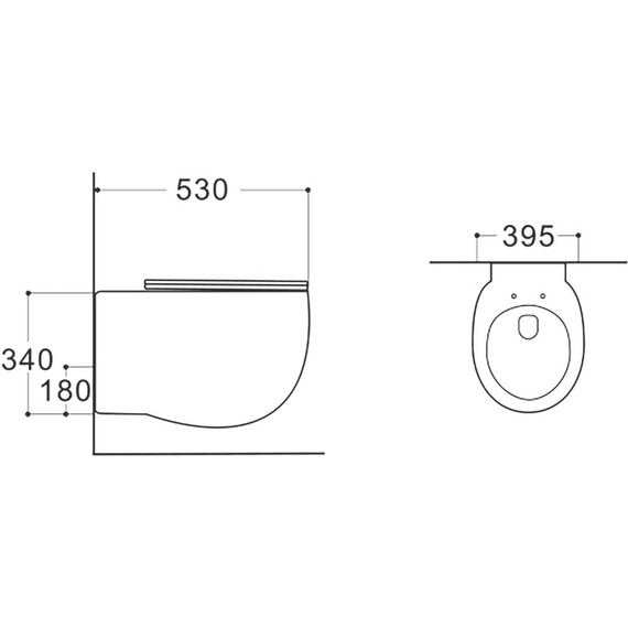 Унитаз подвесной безободковый Aquatek Альтаир AQ1980-00 с крышкой микролифт - фото 8