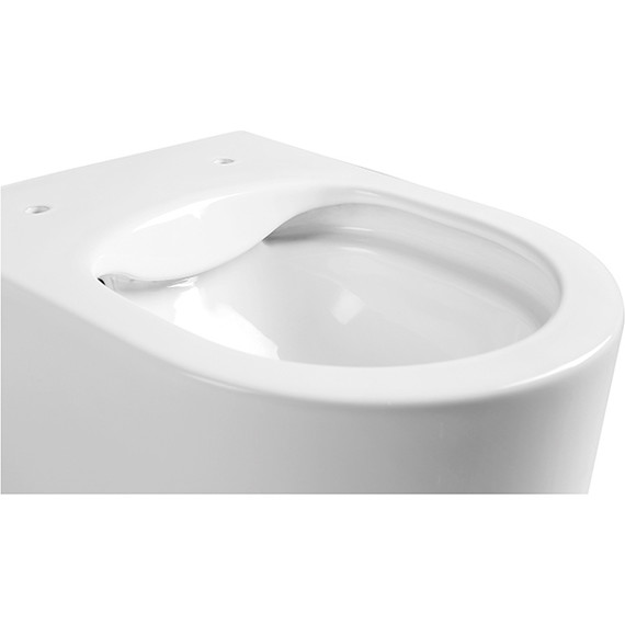 Унитаз подвесной безободковый Aquatek Мия AQ2004-00 с крышкой микролифт, Цвет производителя: белый - фото 8