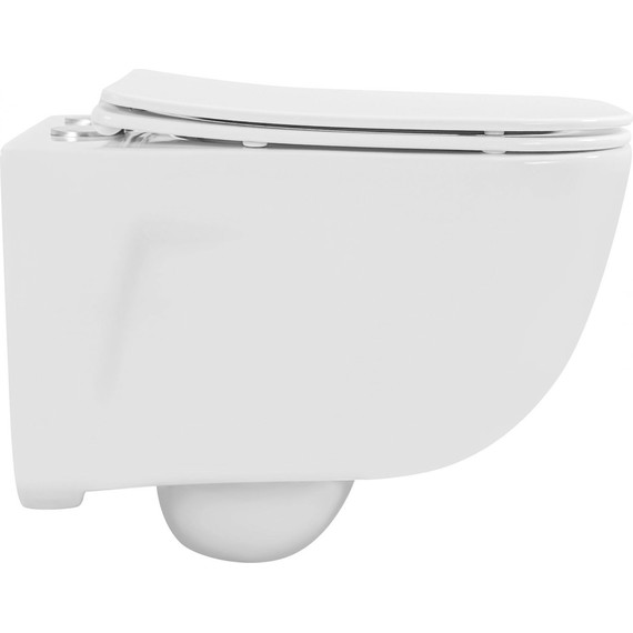 Унитаз подвесной безободковый Aquatek Дива AQ2012-00 с крышкой микролифт - фото 3