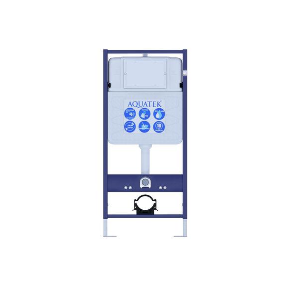 Инсталляция Aquatek Set Дива INS-0000012 с подвесным унитазом Aquatek AQ2012-00 (кнопка KDI-0000023 хром) - фото, картинка 2 Инсталляция Aquatek Set Дива INS-0000012 с подвесным унитазом Aquatek AQ2012-00 (кнопка KDI-0000023 хром) - фото 2