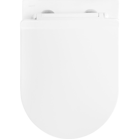 Унитаз подвесной безободковый Aquatek Альфа AQ1910-00 с тонкой крышкой микролифт - фото 6