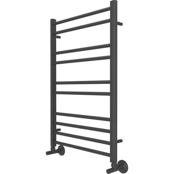 Полотенцесушитель водяной Aquatek Вега П10 500х800 мм AQ DR1080BL, чёрный муар - фото 6