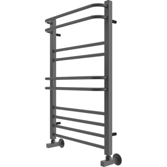 Полотенцесушитель водяной Aquatek Бетта П10 500х800 мм AQ KRC1080BL, чёрный муар - фото 6