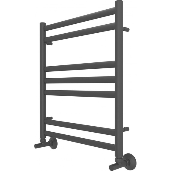 Полотенцесушитель водяной Aquatek Оберон П7 500х600 мм AQ RO0760BL, чёрный муар - фото 6