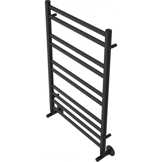 Полотенцесушитель водяной Aquatek Оберон П10 500х800 мм AQ RO1080BL, чёрный муар - фото 2