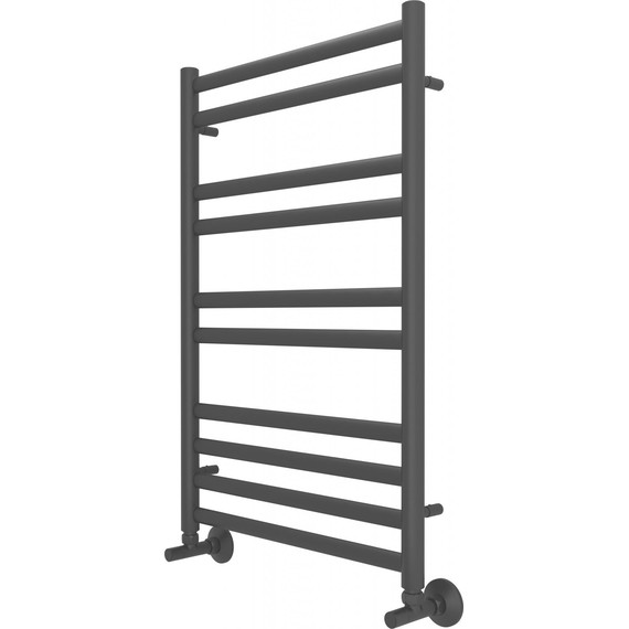 Полотенцесушитель водяной Aquatek Оберон П10 500х800 мм AQ RO1080BL, чёрный муар - фото 6