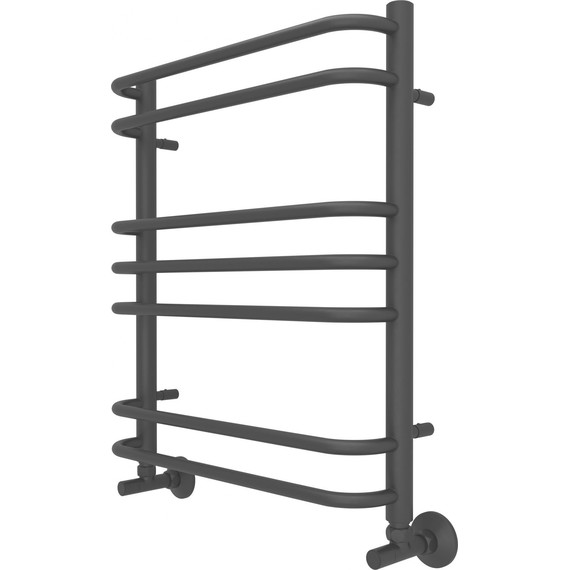 Полотенцесушитель водяной Aquatek Пандора П7 500х600 мм AQ RRС0760BL, чёрный муар - фото 6