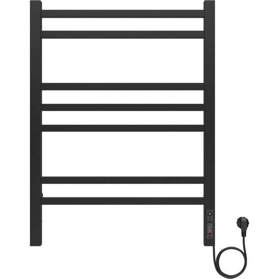 Полотенцесушитель электрический Aquatek Альтаир П7 500х700 мм AQ EL KP0770BL, чёрный муар - фото 2
