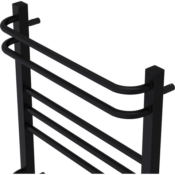 Полотенцесушитель электрический Aquatek Бетта П7 500х700 мм AQ EL KRC0770BL, чёрный муар - фото 3