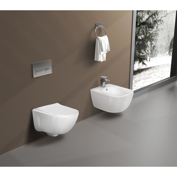 Унитаз с инсталляцией Aquatek Set Дива-013 4в1 - фото 11