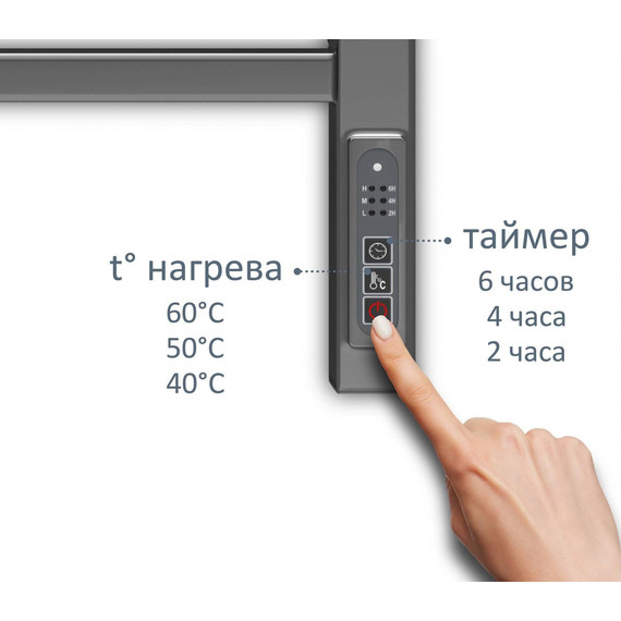 Полотенцесушитель электрический Aquatek Альтаир П7 500х700 мм AQ EL KP0770CH - фото 4