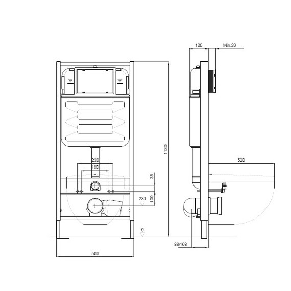 Унитаз с инсталляцией Aquatek Set Дива-015 4в1 - фото, картинка 12 Унитаз с инсталляцией Aquatek Set Дива-015 4в1 - фото 12
