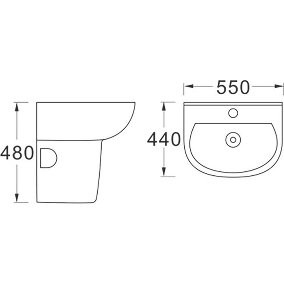 Полупьедестал Aquatek AQ5421-00 - фото 8