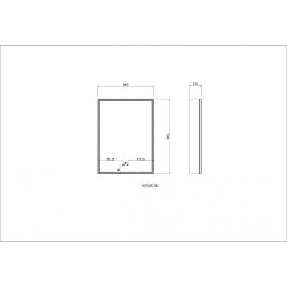 Зеркало-шкаф Aquatek 60 см AQ7603B-MLC - фото 8