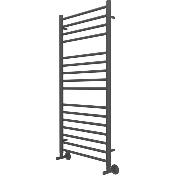 Полотенцесушитель водяной Aquatek Либерти П16 500х1100 мм AQ RR1610BL, чёрный муар - фото 6