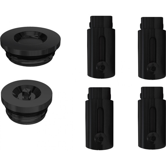 Полотенцесушитель водяной Aquatek Сириус П10 500х800 мм AQ DP1080BL, чёрный муар - фото 3