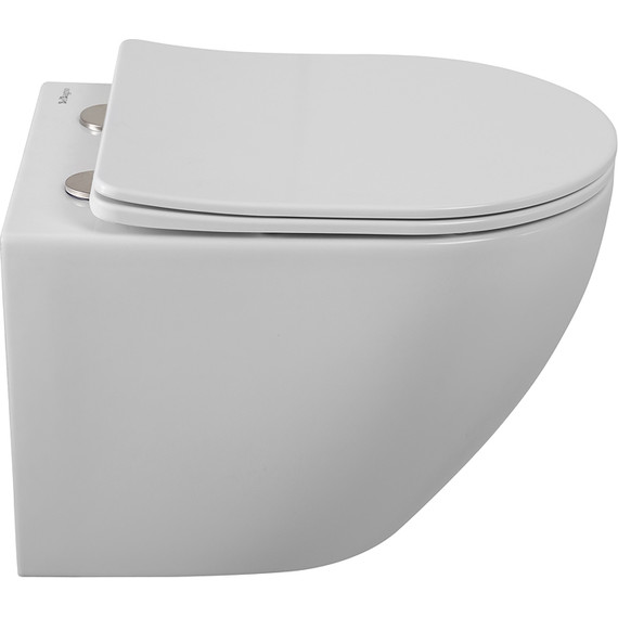 Унитаз подвесной безободковый BelBagno Sfera-Tor BB046CH-TOR/SC (система смыва торнадо) с крышкой микролифт - фото 14