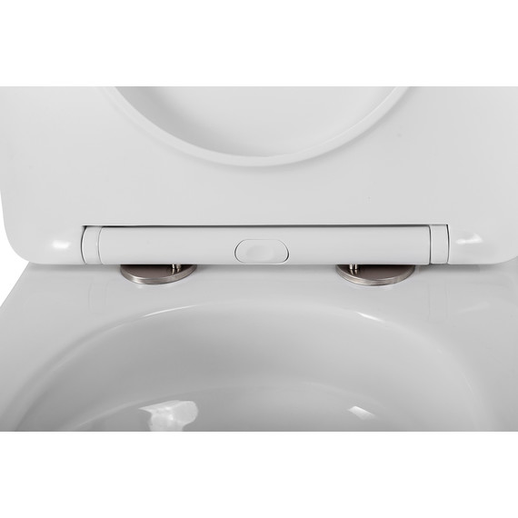 Унитаз подвесной безободковый BelBagno Sfera-Tor BB046CH-TOR/SC (система смыва торнадо) с крышкой микролифт - фото 18