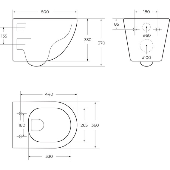Унитаз подвесной безободковый BelBagno Sfera-Tor BB046CH-TOR/SC (система смыва торнадо) с крышкой микролифт - фото 19
