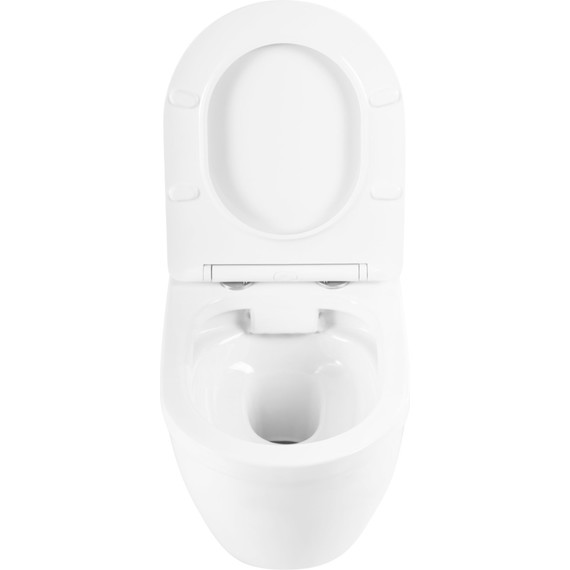 Инсталляция с подвесным безободковым унитазом BelBagno Loto BB070CHR/SC/BB026/BB041CR (кнопка смыва, хром) - фото 5