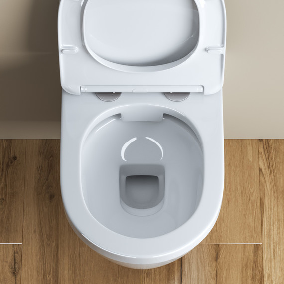 Инсталляция с подвесным безободковым унитазом BelBagno Loto BB070CHR/SC/BB026/BB041CR (кнопка смыва, хром) - фото 9