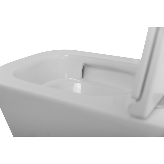 Унитаз подвесной безободковый BelBagno Ardente-Tor BB520CH-TOR/SC (система смыва торнадо) с крышкой микролифт - фото 7