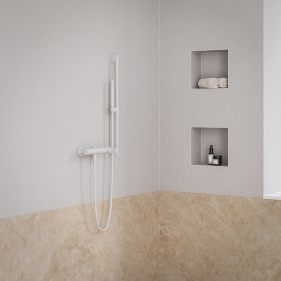 Смеситель для душа Ravak Eleganta EL 032.10WV X070257, белый матовый - фото 2