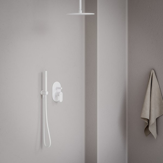 Смеситель для ванны Ravak Eleganta EL 061.10WV.O2 X070261, белый матовый - фото 2