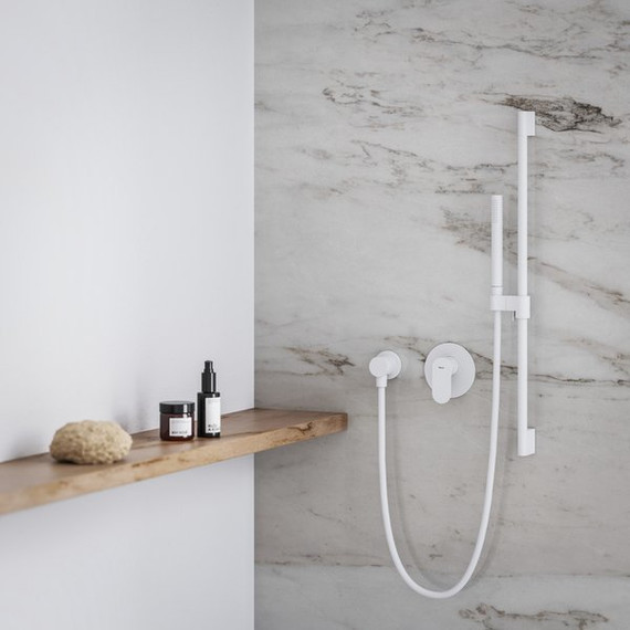 Смеситель для душа Ravak Eleganta EL 062.10WV.O1 X070262, белый матовый - фото 2