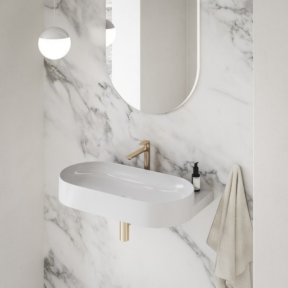 	Смеситель для раковины Ravak Eleganta EL 014.60RGB X070388, розовое золото - фото 2