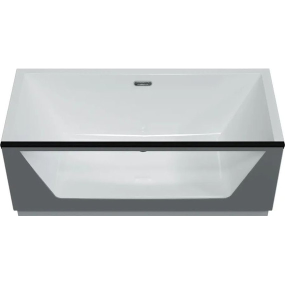 Ванна отдельностоящая Aima Neo 170x75 см (стекло серое матовое) - фото, картинка 2 Ванна отдельностоящая Aima Neo 170x75 см (стекло серое матовое) - фото 2