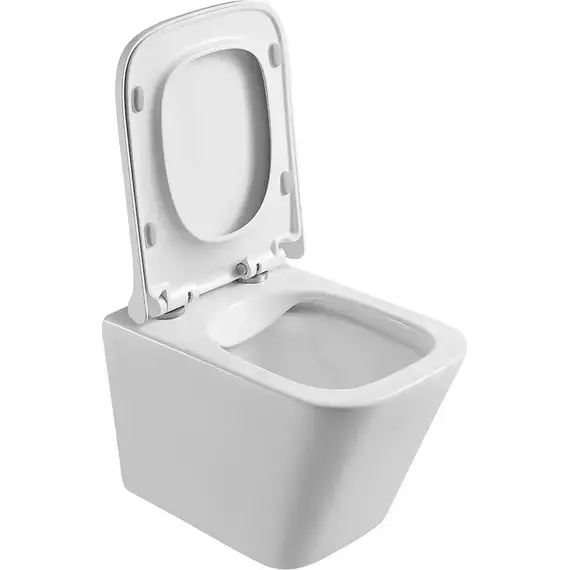 Унитаз подвесной безободковый Veconi Pulito Rimless VCN2-49R с крышкой микролифт - фото 6