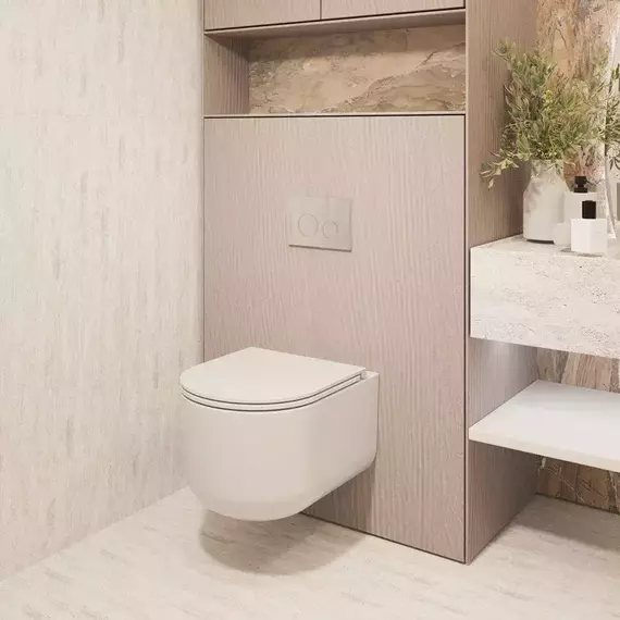 Унитаз подвесной безободковый Veconi Leggero Tornado VCN3-49T (Система смыва торнадо) с крышкой микролифт - фото 3