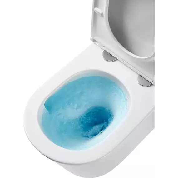 Унитаз подвесной безободковый Veconi Leggero Tornado VCN3-49T (Система смыва торнадо) с крышкой микролифт - фото 5