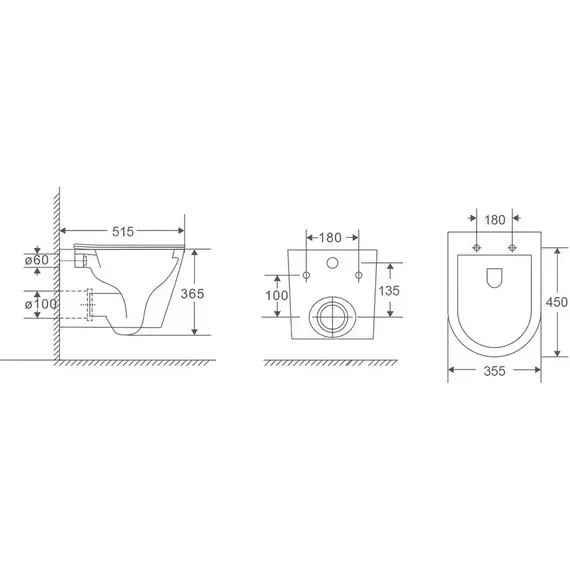 Унитаз подвесной безободковый Veconi Leggero Tornado VCN3-51T (Система смыва торнадо) с крышкой микролифт - фото 8