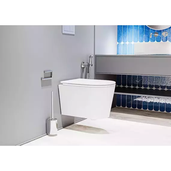 Унитаз подвесной безободковый Veconi Ruga VRU-52T (Система смыва торнадо) с крышкой микролифт - фото 2