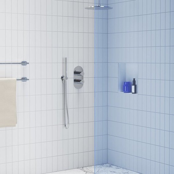 Смеситель для ванны Ravak 3 потребителя Espirit ES 067.00CR.O3 X070209 - фото 2