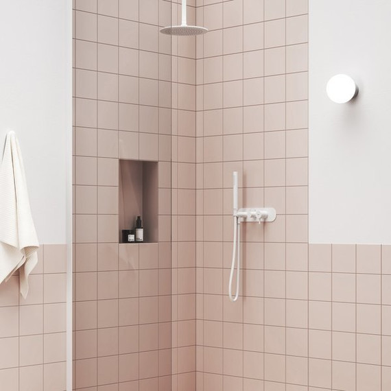 Смеситель для душа Ravak 2 потребителя Espirit ES 065.10WV.O2+S X070250, белый матовый - фото 3