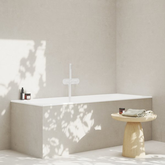 Смеситель для душа Ravak 2 потребителя Espirit ES 065.10WV.O2+S X070250, белый матовый - фото 4