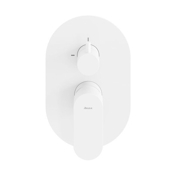 Смеситель для ванны Ravak 2 потребителя Eleganta EL 065.10WV.O2 X070264, белый матовый - фото 2