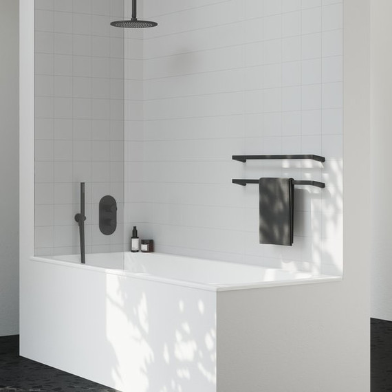 Смеситель для ванны Ravak 3 потребителя Espirit ES 068.20BLM.O3 X070283, чёрный матовый - фото 3