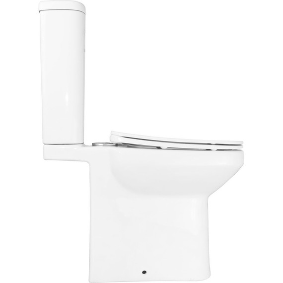 Унитаз-компакт безободковый Azario Wandy AZ-56D с тонкой крышкой микролифт - фото 12