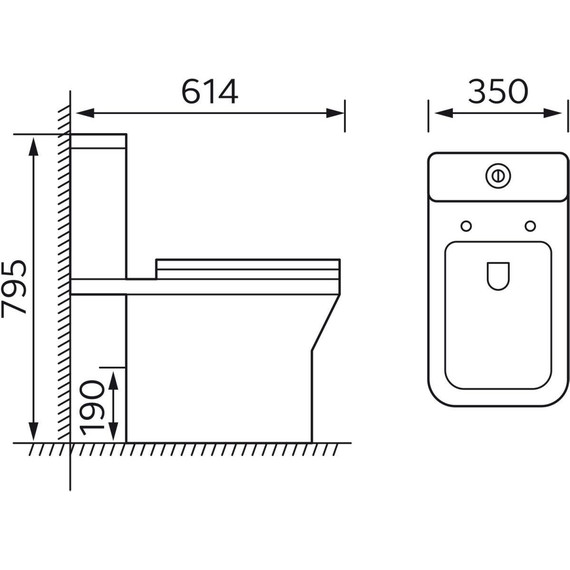 Унитаз-компакт безободковый Azario Wandy AZ-56D с тонкой крышкой микролифт - фото 17