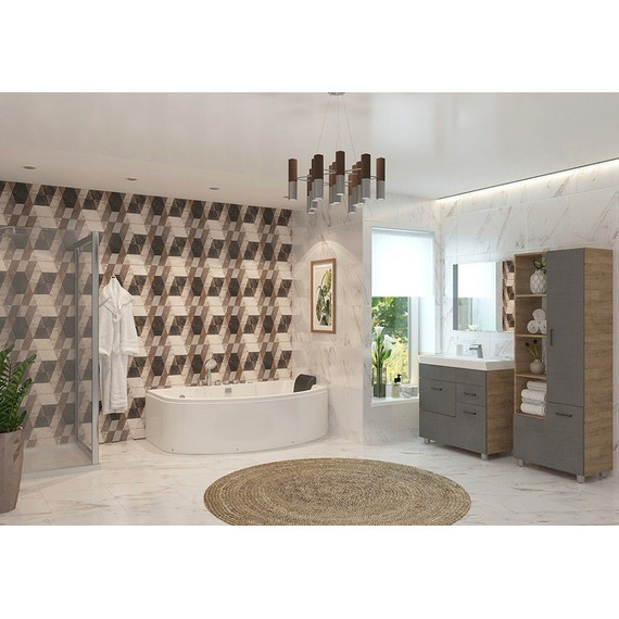 Ванна гидромассажная EvaGold 160x100 см OLB-842R - фото 3