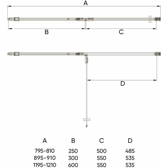 Душевая дверь Veconi Vianno 90 см VN73RG/L-90-06-C4, золото/матовое - фото 3