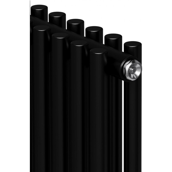 Вертикальный радиатор Royal Thermo Shift R22 C2180 500x1800 мм (12 секций) чёрный - фото 4