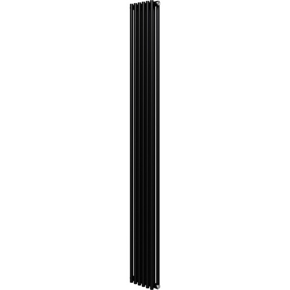 Вертикальный радиатор Royal Thermo Shift R22 C2180 260x1800 мм (6 секций) чёрный - фото 