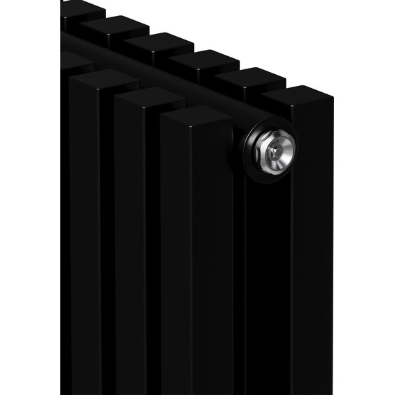 Вертикальный радиатор Royal Thermo Shift Q30 C2180 540x1800 мм (12 секций) чёрный - фото 4