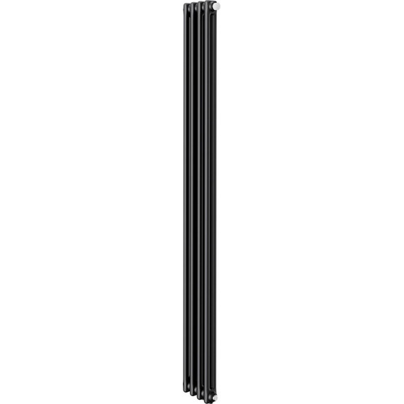 Вертикальный радиатор Royal Thermo Insignia VC2180 200x1800 мм (4 секции) чёрный - фото 